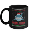 Mama Claus Shark Family Matching Christmas Ugly Sweater Mug Coffee Mug | Teecentury.com