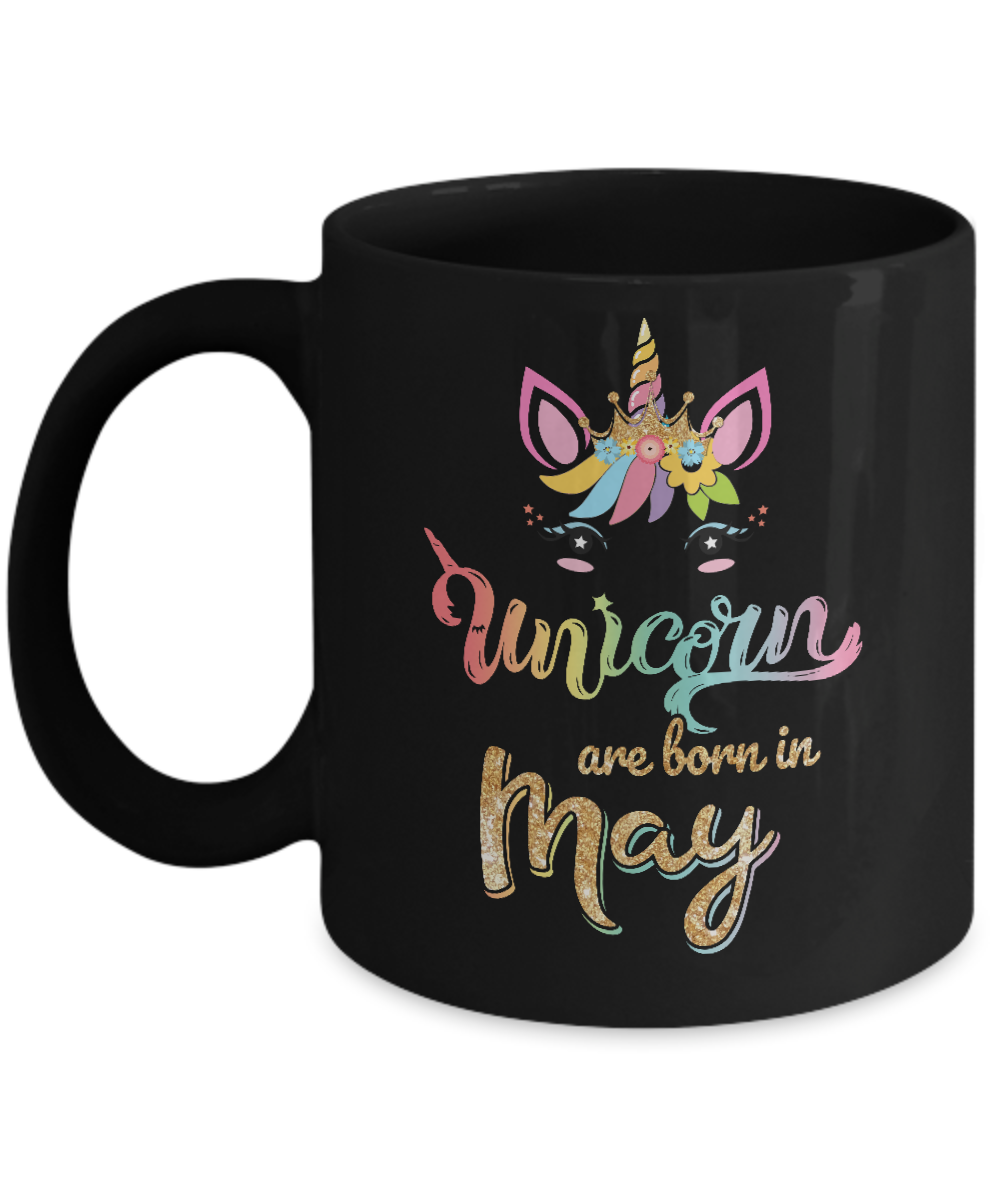 Cute Unicorns Are Born In May Birthday Gift Mug Coffee Mug | Teecentury.com