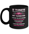 5 Things You Should Know About My Husband Mug Coffee Mug | Teecentury.com