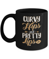 Black Woman Curvy Hips And Pretty Lips Mug Coffee Mug | Teecentury.com