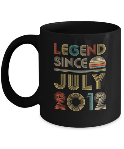 Legend Since July 2012 Vintage 10th Birthday Gifts Mug Coffee Mug | Teecentury.com