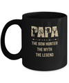 Papa The Bow Hunter The Myth The Legend Funny Hunting Mug Coffee Mug | Teecentury.com