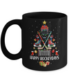 Happy Hockeydays Ice Hockey Christmas Tree Funny Xmas Gift Mug Coffee Mug | Teecentury.com