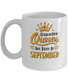 Quarantine Queens Are Born In September Social Distancing Mug Coffee Mug | Teecentury.com