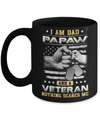 I'm A Dad PaPaw And A Veteran Nothing Scares Me Mug Coffee Mug | Teecentury.com