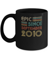 Epic Since September 2010 12th Birthday Gift 12 Yrs Old Mug Coffee Mug | Teecentury.com