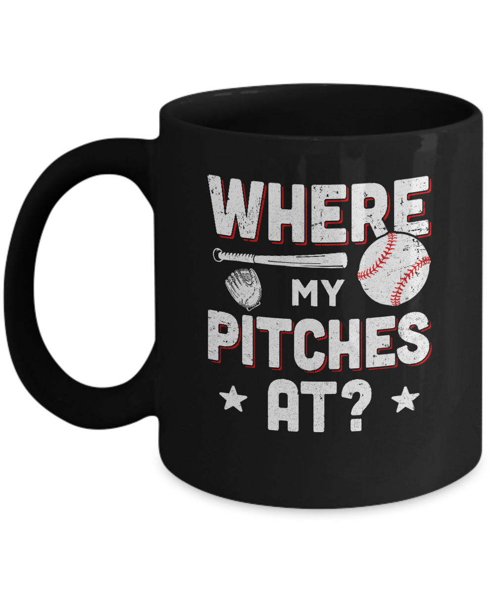 Where My Pitches At Funny Baseball Mom Dad Gift Shirt & Hoodie 