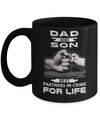 Dad And Son Best Partners In Crime For Life Mug Coffee Mug | Teecentury.com