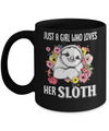 Just A Girl Who Loves Her Sloth Mug Coffee Mug | Teecentury.com