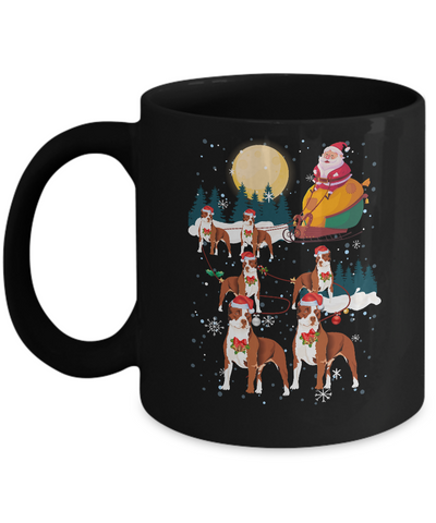 Dog Reindeer Pit bull Christmas Gift Mug Coffee Mug | Teecentury.com