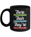 There Their And They're Funny Grammar Teacher Mug Coffee Mug | Teecentury.com