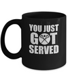 You Just Got Served Gifts For Lacrosse Lovers Mug Coffee Mug | Teecentury.com