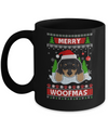Dachshund Merry Woofmas Ugly Christmas Sweater Mug Coffee Mug | Teecentury.com