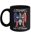 Veteran I Proudly Stand For The Flag Kneel For The Cross Mug Coffee Mug | Teecentury.com