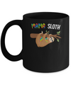 Mama Sloth Autism Awareness Mom Gift Mug Coffee Mug | Teecentury.com