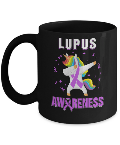 Inspirational Lupus Awareness Unicorn Support Mug Coffee Mug | Teecentury.com