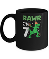Rawr I'm 7 Birthday Gifts 2015 Dinosaur For Boys Mug Coffee Mug | Teecentury.com