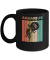 Vintage Aquarius Zodiac January February Birthday Gift Mug Coffee Mug | Teecentury.com