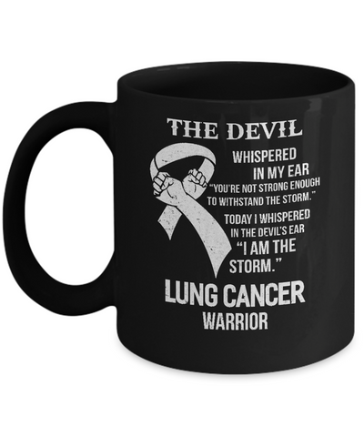 I Am The Storm Support Lung Cancer Warrior Gift Mug Coffee Mug | Teecentury.com