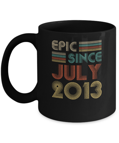 Epic Since July 2013 Vintage 9th Birthday Gifts Mug Coffee Mug | Teecentury.com