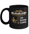 Level Of Savage Scorpio Mug Coffee Mug | Teecentury.com