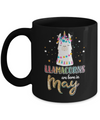 Llama Unicorn Llamacorns Born In May Birthday Gift Mug Coffee Mug | Teecentury.com