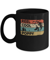 Vintage Reel Cool Poppy Fish Fishing Fathers Day Mug Coffee Mug | Teecentury.com