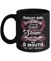 August Girl Hated By Many Loved By Plenty Heart On Her Sleeve Mug Coffee Mug | Teecentury.com