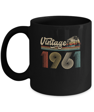 61th Birthday Gift Vintage 1961 Classic Mug Coffee Mug | Teecentury.com