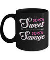 Sorta Sweet Sorta Savage Mug Coffee Mug | Teecentury.com