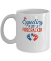 4Th Of July Pregnancy Announcement Baby Firecracker Mug Coffee Mug | Teecentury.com