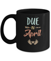 Due Date April 2022 Announcement Mommy Bump Pregnancy Mug Coffee Mug | Teecentury.com