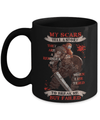 Viking My Scars Tell A Story They Are A Reminder Of When Life Tried Mug Coffee Mug | Teecentury.com