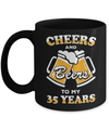 Cheers And Beers To My 35 Years Mug Coffee Mug | Teecentury.com