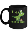 Funny Easter Bunny Dinosaur T-Rex Hates Egg Hunts Mug Coffee Mug | Teecentury.com