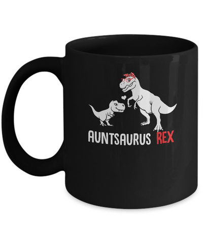 Aunt Saurus Auntsaurus T-Rex Dinosaur Gift For Aunt Mug Coffee Mug | Teecentury.com
