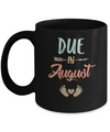 Due Date August 2022 Announcement Mommy Bump Pregnancy Mug Coffee Mug | Teecentury.com