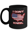 I Don't Kneel Us American Flag Mug Coffee Mug | Teecentury.com