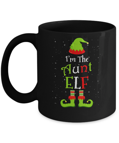 I'm The Aunt Elf Family Matching Funny Christmas Group Gift Mug Coffee Mug | Teecentury.com