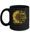 Sunflower I'm Blunt Because God Rolled Me That Way Mug Coffee Mug | Teecentury.com