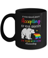 I'm Your Mom Now Free Mom Hugs Rainbow LGBT Pride Mug Coffee Mug | Teecentury.com