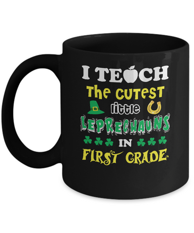 First Grade Leprechaun St Patricks Day Teacher Mug Coffee Mug | Teecentury.com