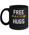 Free Pastor Hugs Support Gay LGBT Pride Rainbow Mug Coffee Mug | Teecentury.com