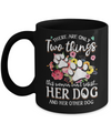 This Woman Can't Resist Her Dog And Her Other Dog Mug Coffee Mug | Teecentury.com