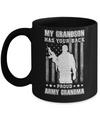 My Grandson Has Your Back Proud Proud Army Grandma Mug Coffee Mug | Teecentury.com