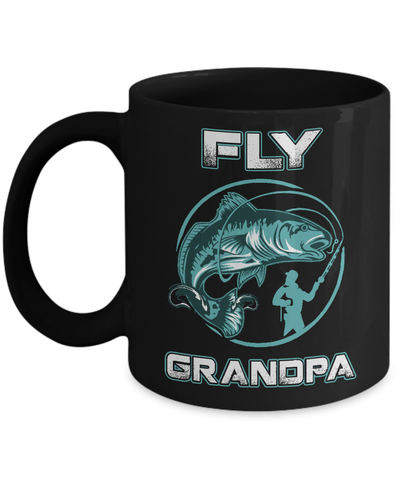 Fly Fishing Grandpa Mug Coffee Mug | Teecentury.com
