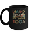 Legend Since September 2006 Vintage 16th Birthday Gifts Mug Coffee Mug | Teecentury.com