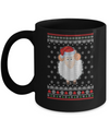 Pajamas Lamb Sheep Santa Hat Ugly Christmas Sweater Mug Coffee Mug | Teecentury.com