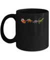 Xmas Cool Santa Sleigh Dinosaur Christmas Gift Mug Coffee Mug | Teecentury.com