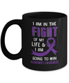 I'm In The Fight Of My Life And Win Alzheimer's Awareness Mug Coffee Mug | Teecentury.com